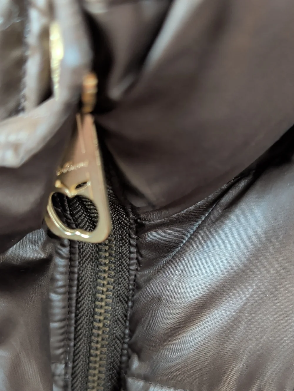 Apple Bottoms Brown Puffer Coat Jacket Large - Picture 6 of 11